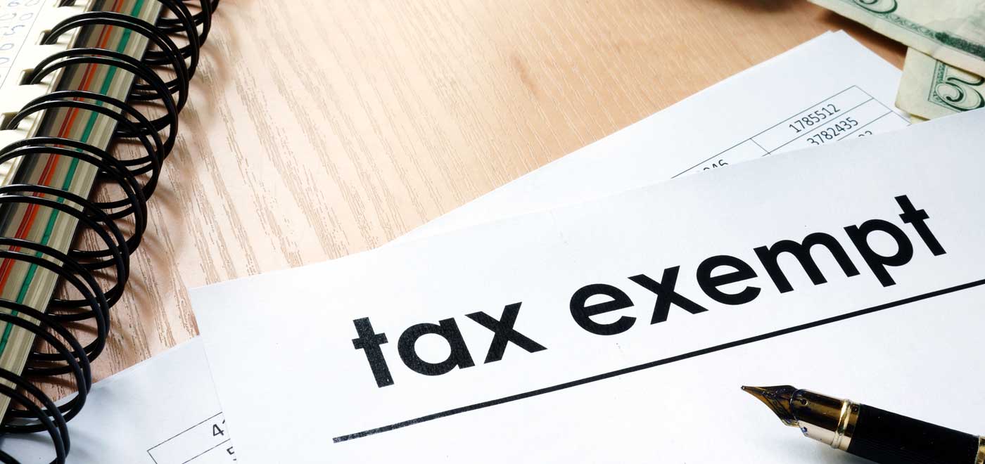New tax-exempt number image